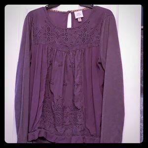 Knox rose purple top